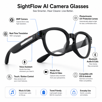 SightFlow AI Smart Glasses