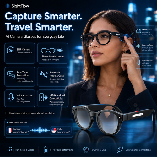 SightFlow AI Smart Glasses